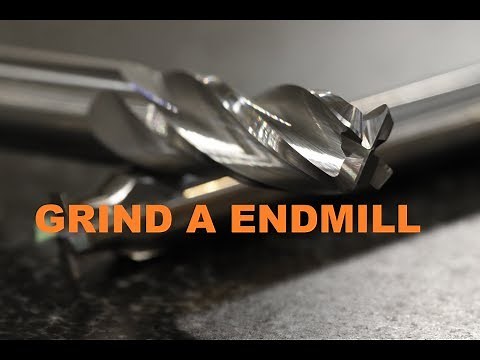 CNC Grinding A Endmill