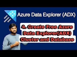 4. Create Free Azure Data Explorer(ADX) Cluster and Database | #adx #azuredataexplorer #kusto #azure