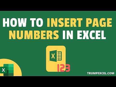 How to Insert Page Numbers in Excel (Easy Step-by-Step)