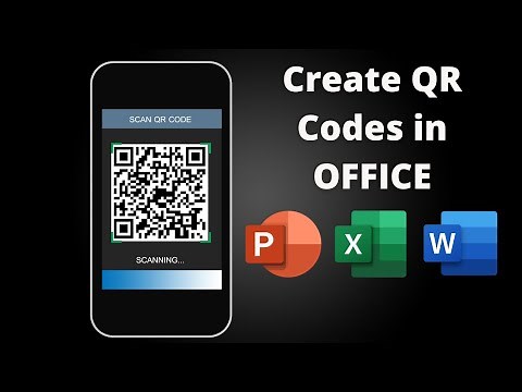 How to create a QR code into Microsoft Office | Microsoft Office Tutorial