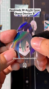 3D Acrylic Case 🌀 Crafting Obanai Iguro (Version 3) - Layered Handmade Art #animecraft