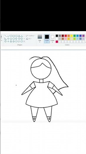 How to drawing ms paint🌴How to drawing paint in computer🎇ms paint drawing🎇drawing in ms paint🌾mspain