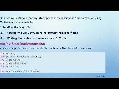 How to Convert XML to CSV in C# with Multiple Collections