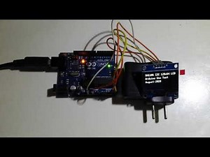Arduino and SH1106 OLED LCD interface