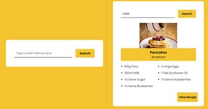 Recipe App using HTML, CSS & JavaScript - CodeWithRandom