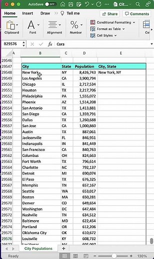 How to Use The Excel CONCAT( ) Function