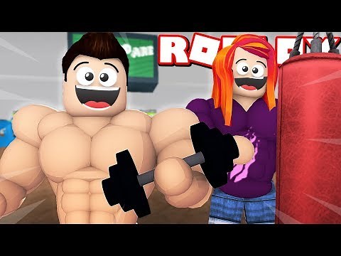 HOW TO BE the STRONGEST ROBLOX PLAYER! (Weight Lifting Simulator with my Little Sister!)