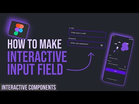Figma Interactive Components | Input Field