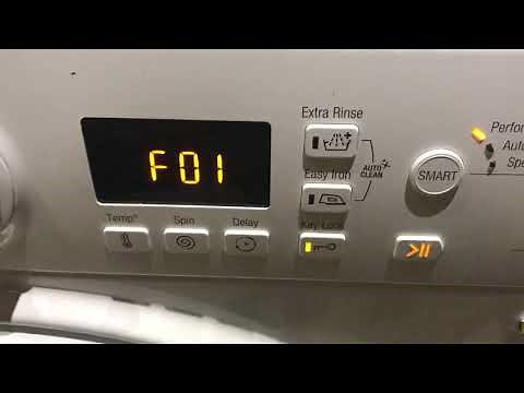 Hotpoint smart tech - F01 error code fault