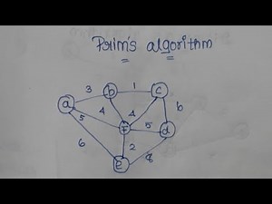 Prims algorithm explanation in Tamil