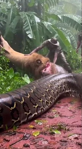 Rock Python Swallowed an African Lion – Unreal Wildlife Moment! 🐍🦁😱