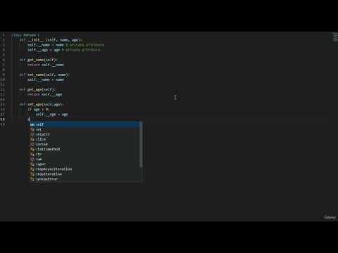 Data Encapsulation in python