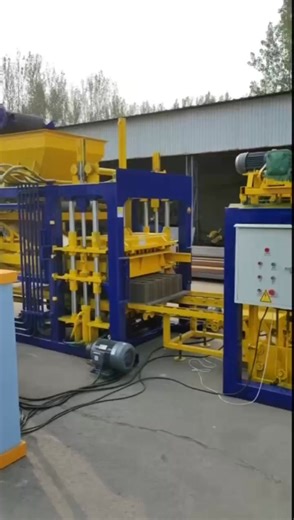 Fully automatic concrete hollow block making machine solid blocks pavement block machine | Brick making machine