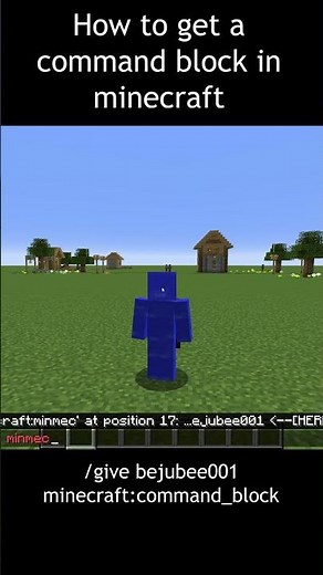 How to get a command block in minecraft java! #minecraft #commands