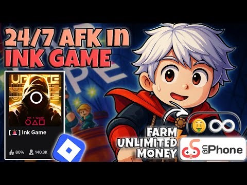 The Ultimate Roblox AFK Tool! Farm 24/7 in Ink Game with UgPhone & Save Your Phone's Battery.