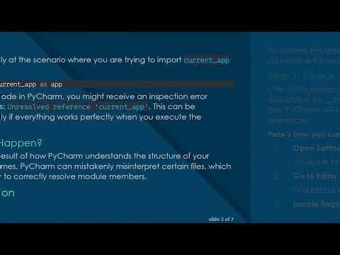 Solving the Unresolved Reference Problem in PyCharm for Flask Apps