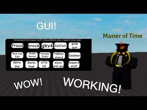 How To Get Hack GUI On ROBLOX Script Hub! [Game In Description]