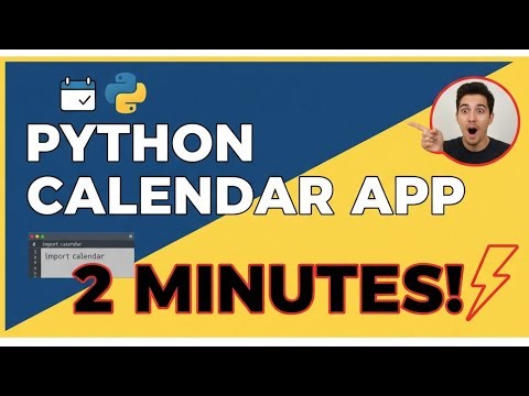 "Build a Calendar App in Python Step by Step | Tkinter Mini Project for Beginners 2025 🔥"#project