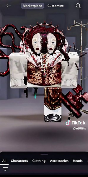 Creepy and Elegant Roblox Outfit Ideas