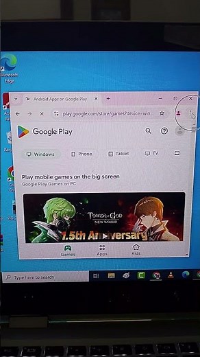 How To Download And Install Google PlayStore Apps On Windows PC Or Laptop💻 #shorts #playstore