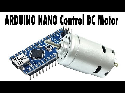 How to use DC motor with Arduino Nano