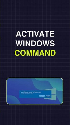 How to Activate Windows 10 with One Command | No Software Needed!
