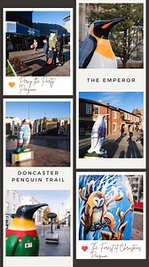 Have you spotted the penguin trail in our city centre?👀 🐧 They are available until the 29th of January so please make the most of the extraordinary birds 🕵️‍♀️ This makes for a great walk if you have a New Year's resolution or looking for some more walks and a breath of fresh air this January🚶 Make sure you share your Penguin photos and let us know which one is your favourite📸 Download the map here👉 https://bit.ly/3T1fAOc | Visit Doncaster