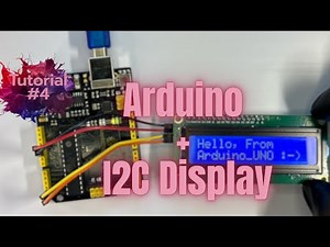 Arduino Tutorial #4: How to use I2C Display with Arduino Uno.#arduino #arduinoproject