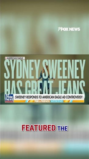 Sydney Sweeney's EMOTIONAL response to American Eagle backlash #foxnews #news #us #fox