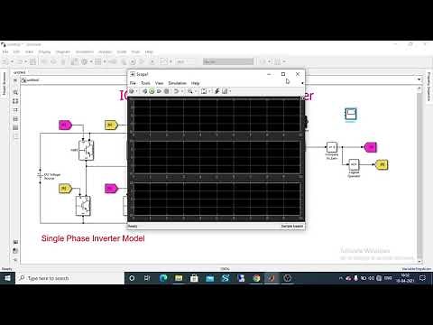 Single Phase PWM Inverter using MATLAB / Simulink