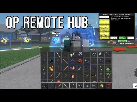 Roblox Script Showcase - Remote Hub! | Server Manipulator (insanely op!) Made By Me