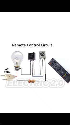 IR sensor remote control circuit | Electric 2.0