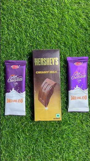 🍫 Hershey's Creamy Milk vs Dreamland White Chocolate | Satisfying Unboxing & Taste Test