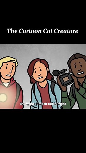 Part 1/2 | Cre:TheRubber | Cartoon Cat is a hostile cryptid and an urban legend created by artist Trevor Henderson. He is a giant feline creature who resembles a 1930s era cartoon cat, hence his name. #cartooncat #scary #therubber #horror