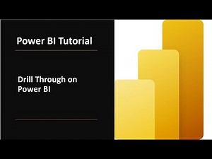 How to Drill Through in Power BI | Mastering Power BI | Power BI for Beginners | Part 3