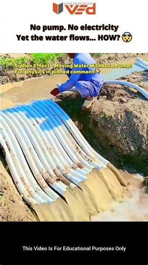 No Pump Needed! 😳 Siphon Water Trick Explained #shorts #viral