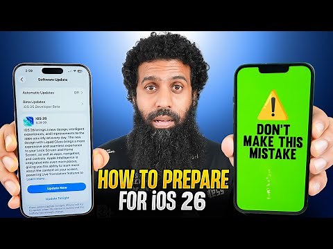 Prepare your iPhone for iOS 26 | iOS 26 Update Warning & Step by step guide | iOS 26 Green Screen