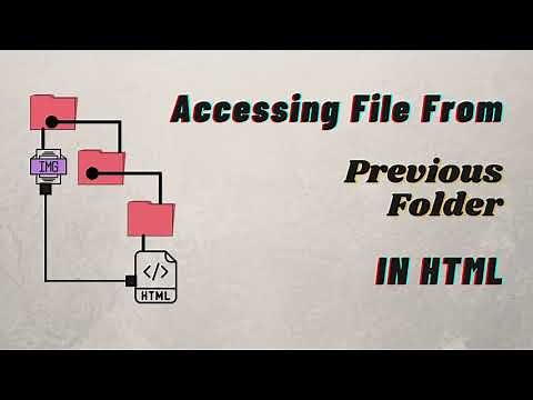 How To Access File From Previous Folder IN HTML - CSS | HTML Tutorial For Beginners