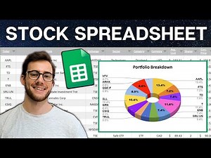 Stock Portfolio and Dividend Tracker | Google Sheets Spreadsheet Tutorial (Step-by-Step)