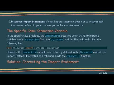 Fixing ImportError in Your Python Script