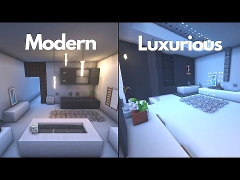 Minecraft: Modern Bathroom Tutorial