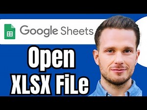 How to Open XLSX File in Google Sheet