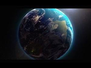 Earth After Effects Animation | 3D Rotating Planet Day To Night