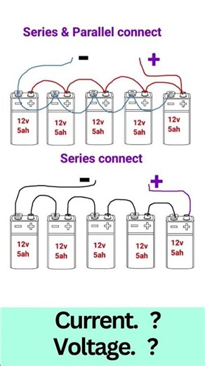 Series vs Parallel Battery Connection – Which One current and voltage?
