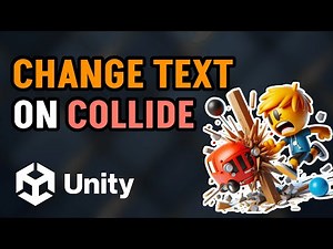 Change Text When Collide With An Object Unity