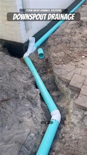 Drainage Solutions For Home in Tampa Florida - PVC Downspout Drains