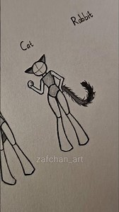 How to draw half animal body ✨️ (dog, cat & rabbit) #drawing #art #sketch #howtodraw #arttutorial