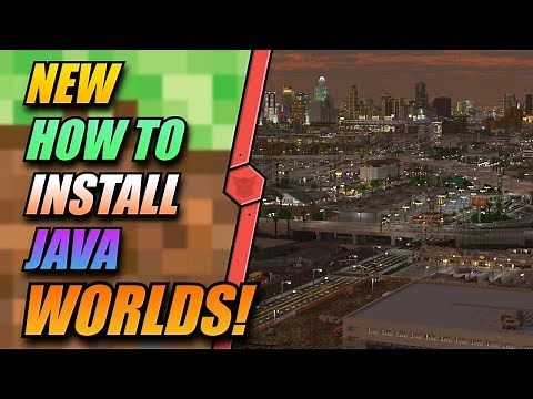 How To Install Minecraft Java Worlds In 5 Minutes! - (1.17.1)