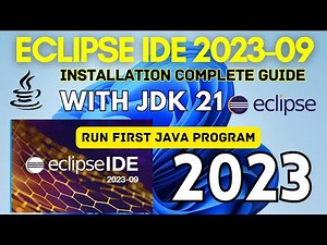 How to Install Eclipse IDE 2023-09 on Windows 11 with JDK 21 [ 2023 ] | Eclipse IDE with JDK 21