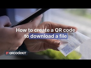 QR Code to Download Files - QR Code KIT